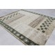 R23822 Contemporary Green Tibetan Area Rug 8' X 10' Wool/ Silk Handmade In Nepal